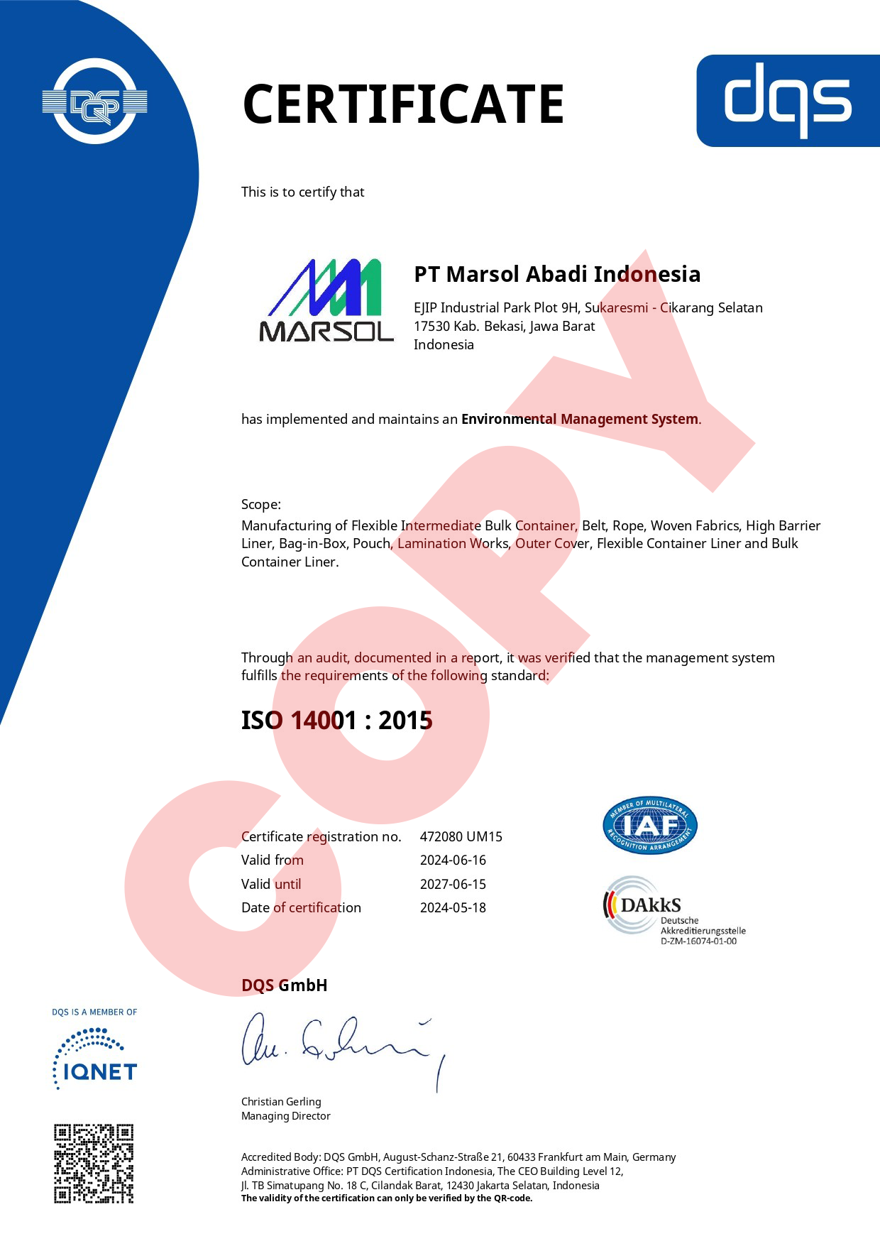 ISO 14001:2015